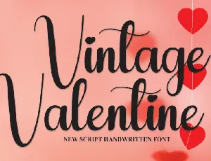 Vintage Valentine Script font