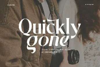 Quickly Gone font