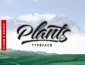 Plants font