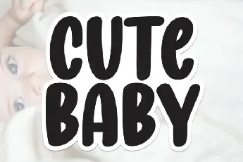 Cute Baby Display Typeface font