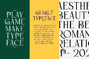 Glique Personal Use font