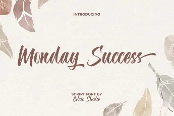 Monday Success Demo font