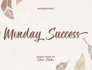 Monday Success Demo font