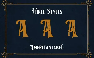 American Typeface font