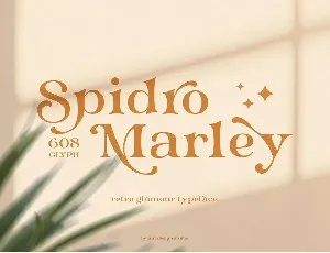 Spidro Marley font