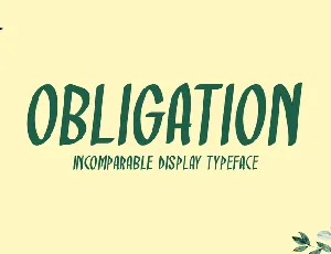 Obligation font