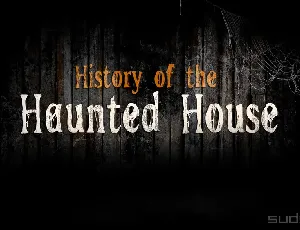 SDHauntedHousedemo font