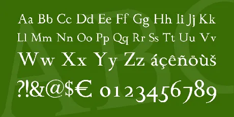 Chanticleer Roman NF font