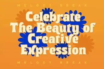 Melody Break font