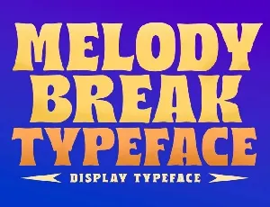 Melody Break font