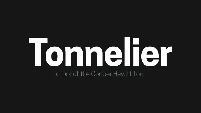 Tonnelier Family font