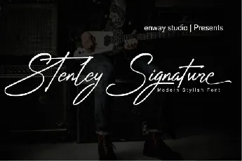 Stenley Signature font