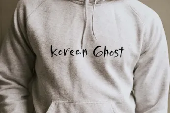 Korean Ghost font