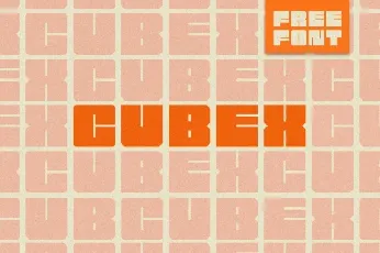 Cubex font