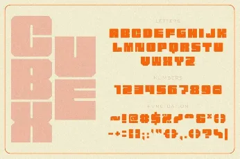 Cubex font