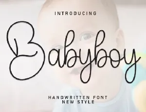 Babyboy Script font