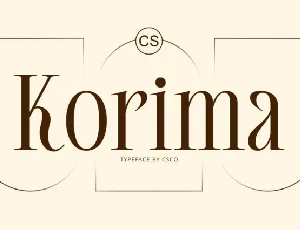 CS Korima font