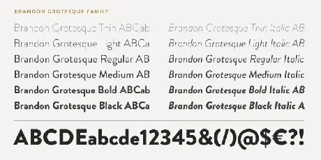 Bredan Sans Serif font