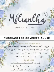 Moliantha - Personal Use font