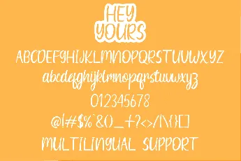 HeyYours font