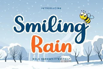 Smiling Rain font