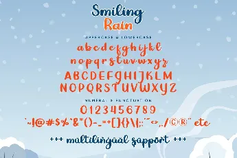 Smiling Rain font