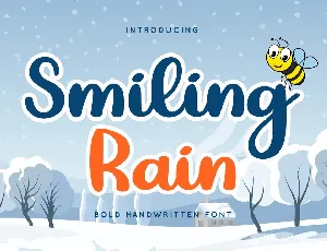 Smiling Rain font