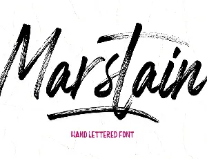 Marstain font