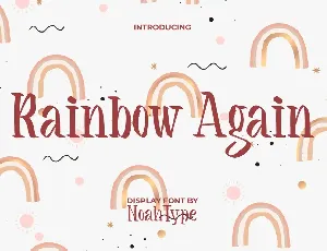 Rainbow Again Demo font