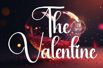 The Valentine Script font