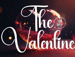 The Valentine Script font