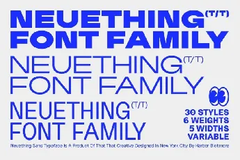 Neuething Family font