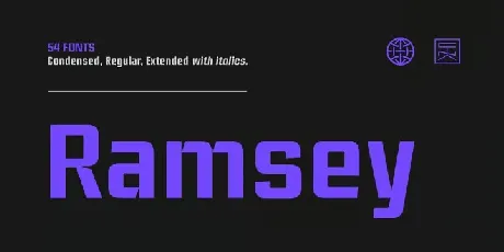 Ramsey Family font