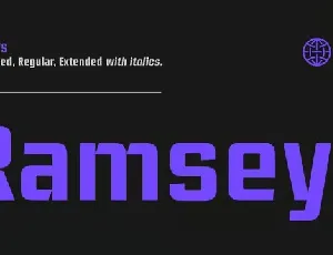 Ramsey Family font