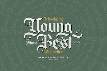 Young Best font