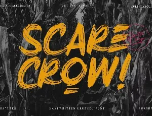 Scarecrow font