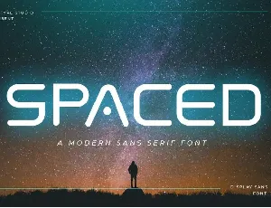 Spaced font