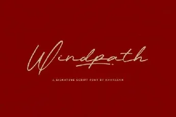 Windpath font