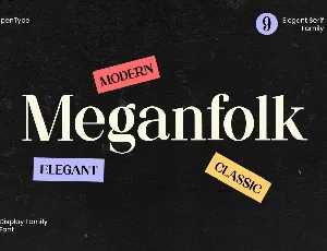 Meganfolk font