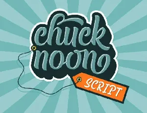 Chuck Noon Script font