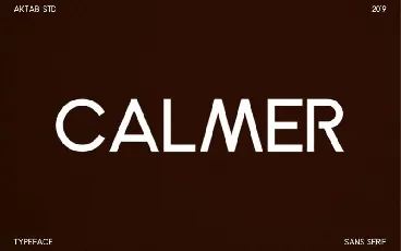 Calmer Family font