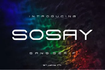 Sosay font