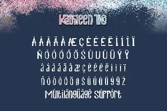 Kathleen Tico Demo font