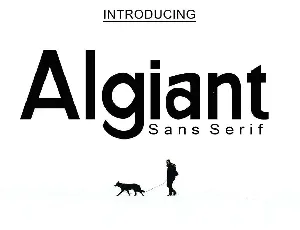 Algiant font