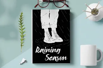 Raining Season Demo font