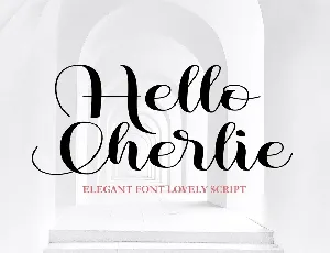 Hello Cherlie font