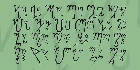 Theban Alphabet font