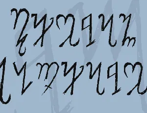 Theban Alphabet font