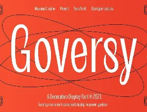 Goversy font