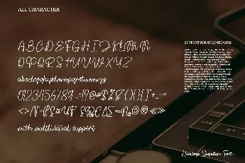 Handoyo Signature font